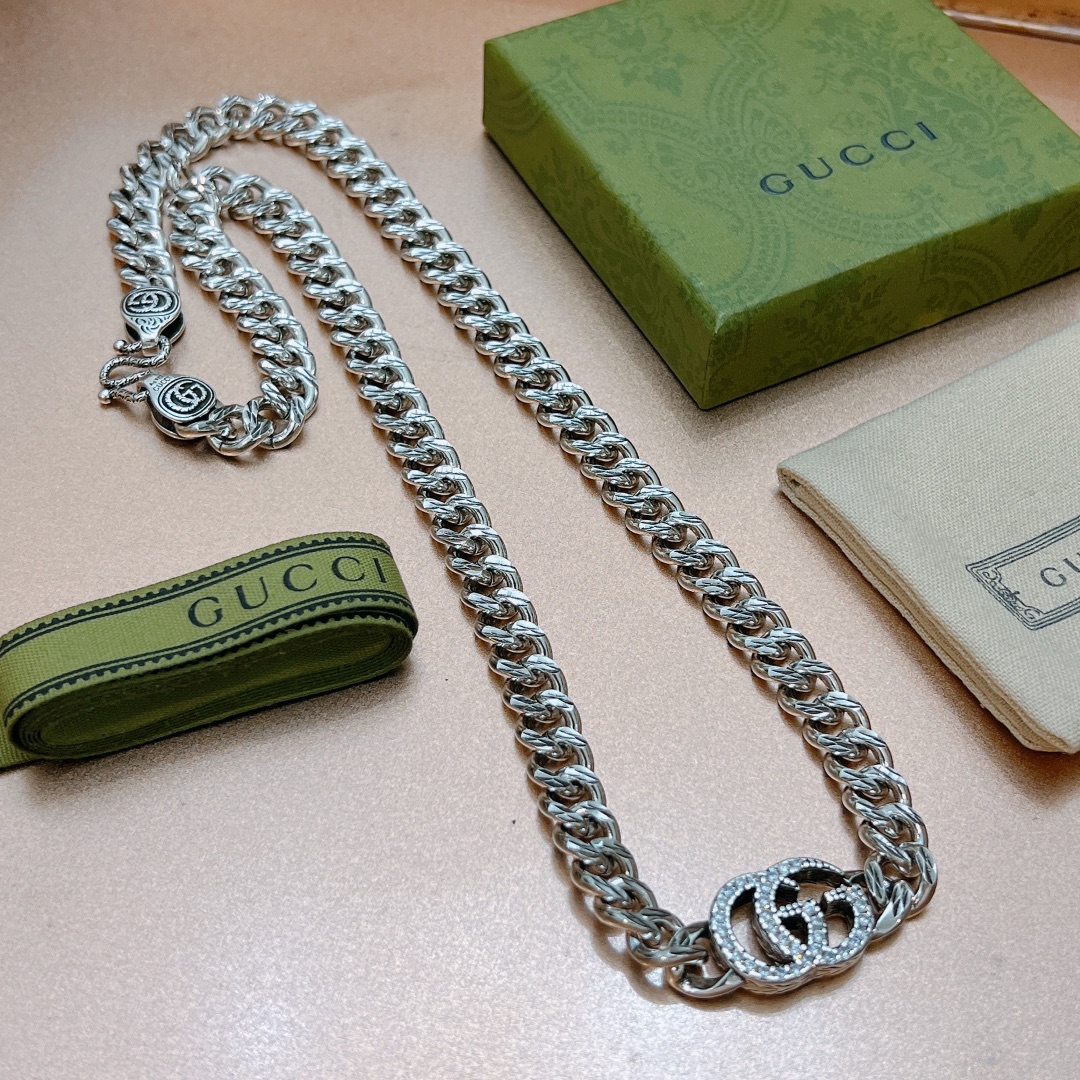 Gvc*1 Necklace Chain Silver