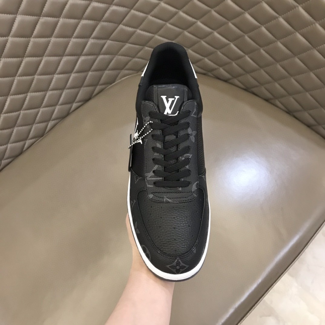 L0vis Vvtt0n Rivoli Sneaker Monogram Canvas Black For Men