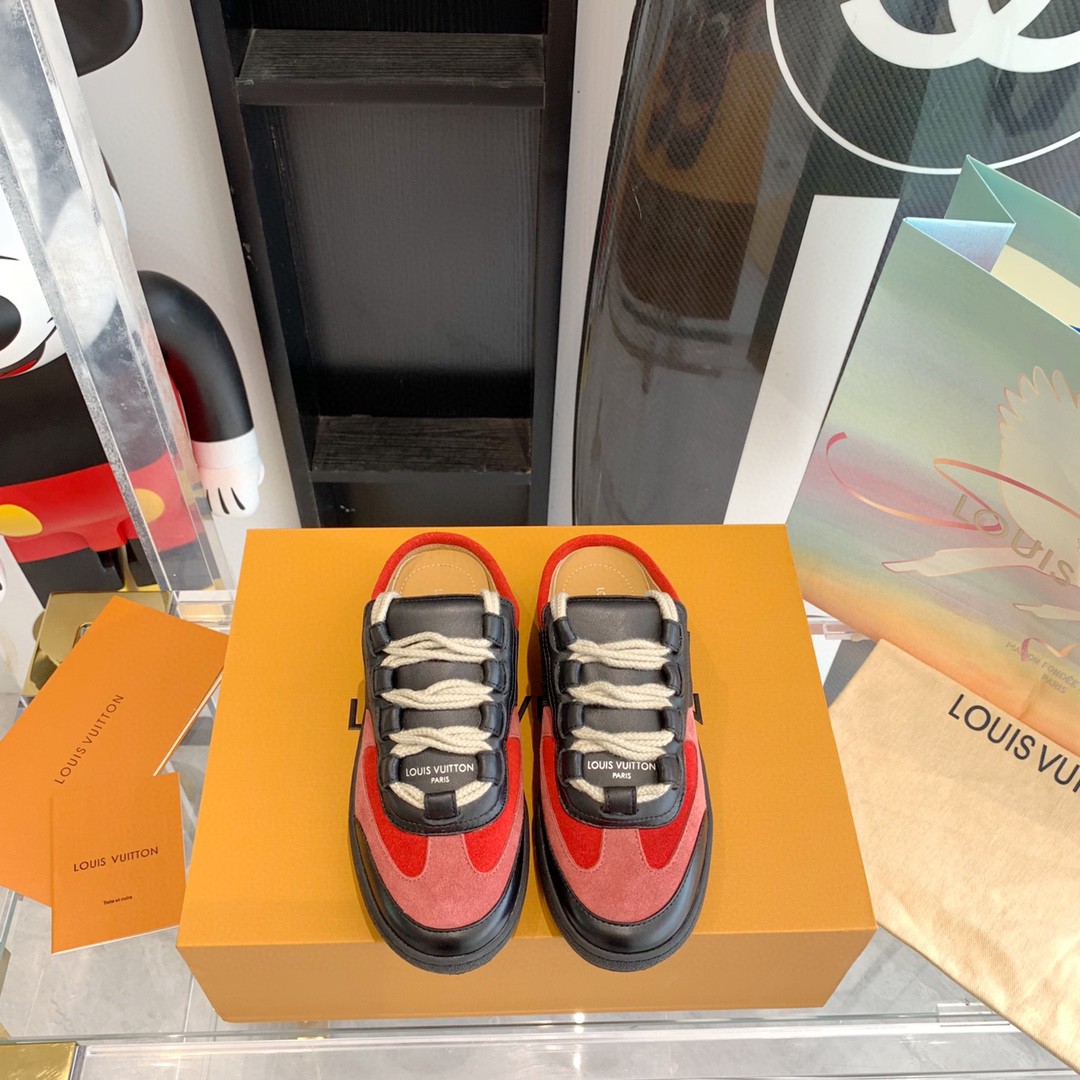 L0vis Vvtt0n Lous Sneaker Monogram Canvas Red For Men