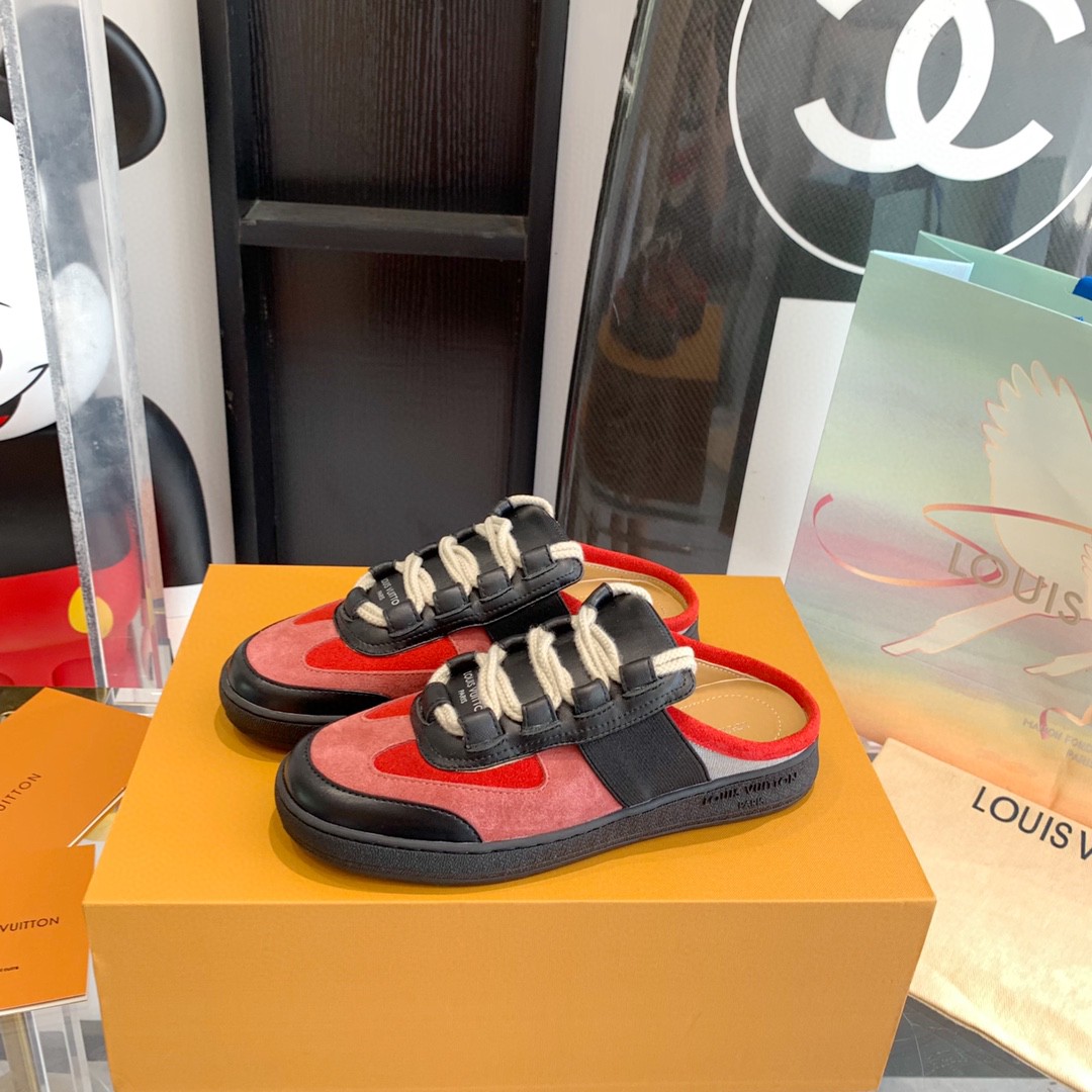 L0vis Vvtt0n Lous Sneaker Monogram Canvas Red For Men