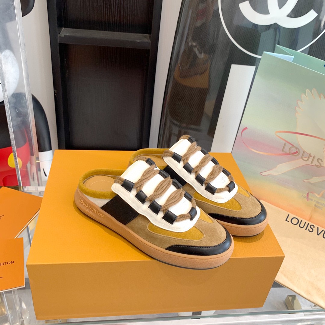 L0vis Vvtt0n Lous Sneaker Monogram Canvas Brown For Men