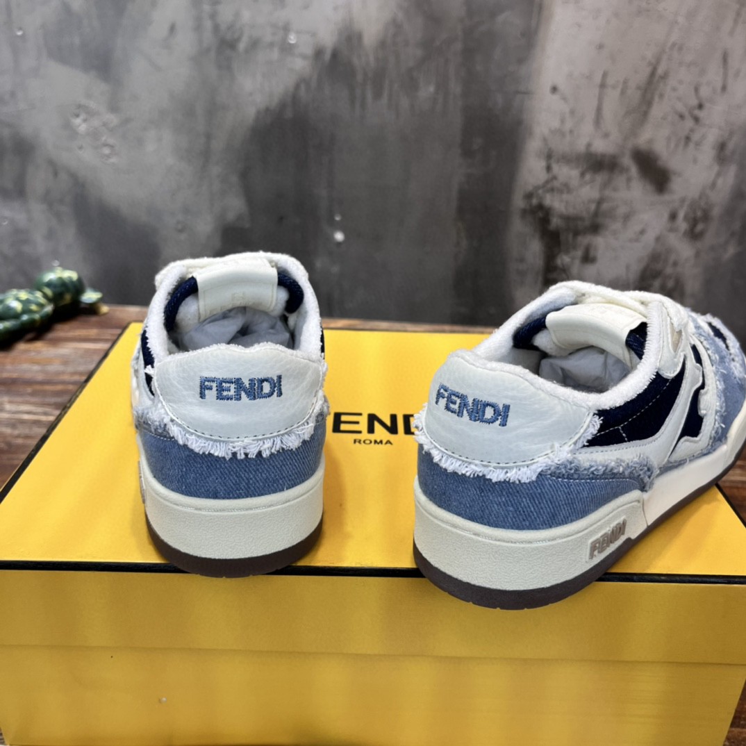 F**di FD F**di Match Low Tops Sneakers Blue For Women