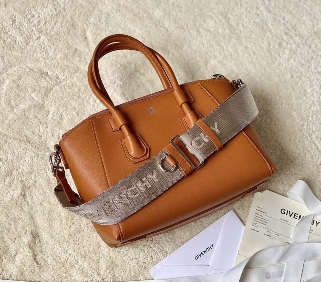 Givenchy Mini Antigona Sport Bag Brown/Black/Beige For Women‎ 8.7in/22cm BB50NVB1HT-001
