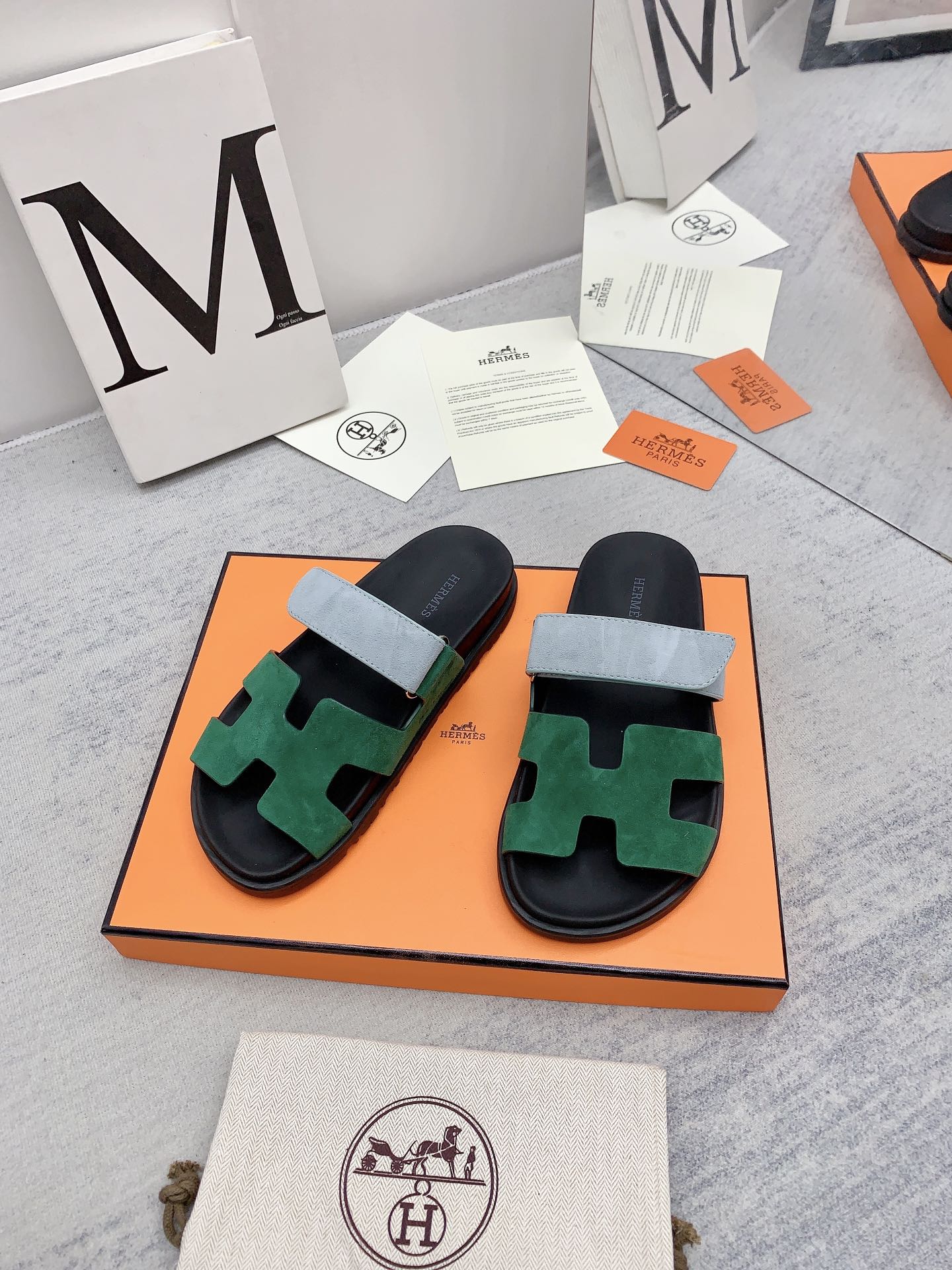 H**me5 Chypre Sandal Green/Blue For Men