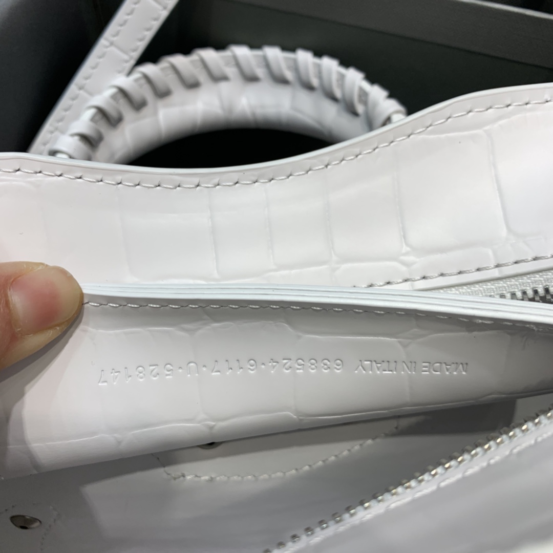 Ba1en*iaga Neo Classic Mini Handbag Black/White For Women‎ 8.6in/21.8cm