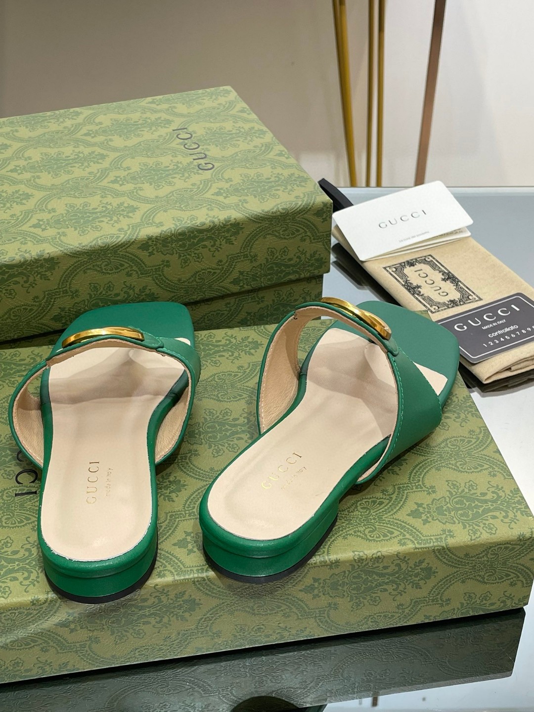 Gvc*1 Blondie Thong Sandal Green For Women ‎‎