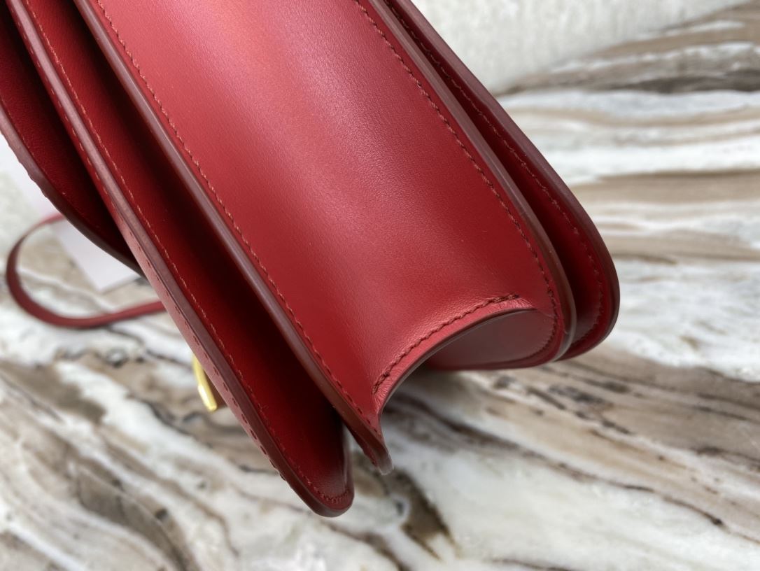 Ce1i*e Teen Classic Bag In Box Black/Brown/Red/Burgundy/Green/Dark Red For Women‎ 7in/18.5cm 192523DLS.38NO