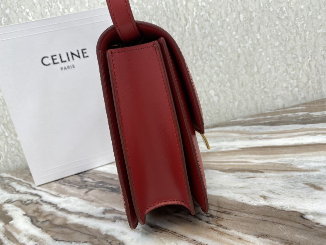 Ce1i*e Teen Classic Bag In Box Black/Brown/Red/Burgundy/Green/Dark Red For Women‎ 7in/18.5cm 192523DLS.38NO