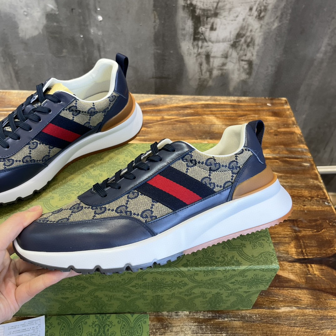 Gvc*1 Sneaker With Web Beige For Men