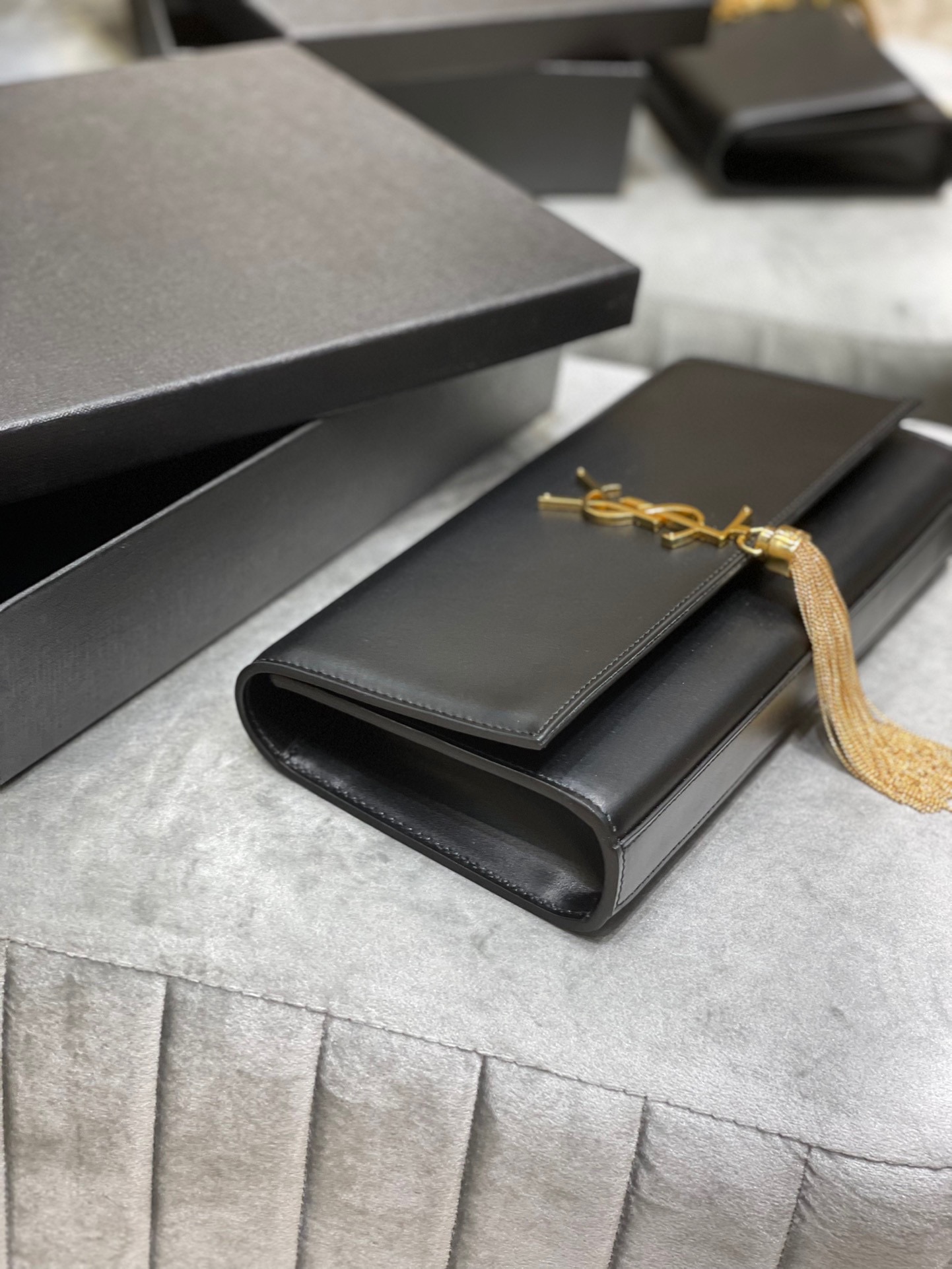 Sa1nt Lau*nt Kate 99 Chain Bag Black For Women‎ 12in/26cm