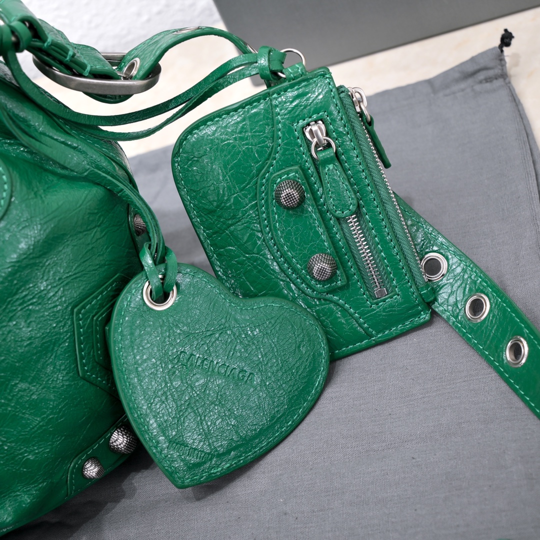 Ba1en*iaga Le Cagole Xs Bucket Bag Purple/Pink/Red/Blue/Green For Women 7.8in/20 cm