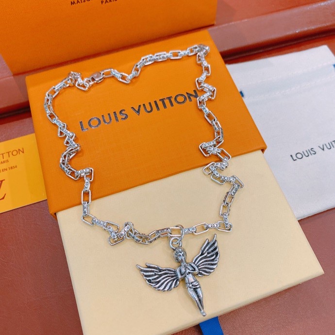 L0vis Vvtt0n Angel Necklace Silver For Women