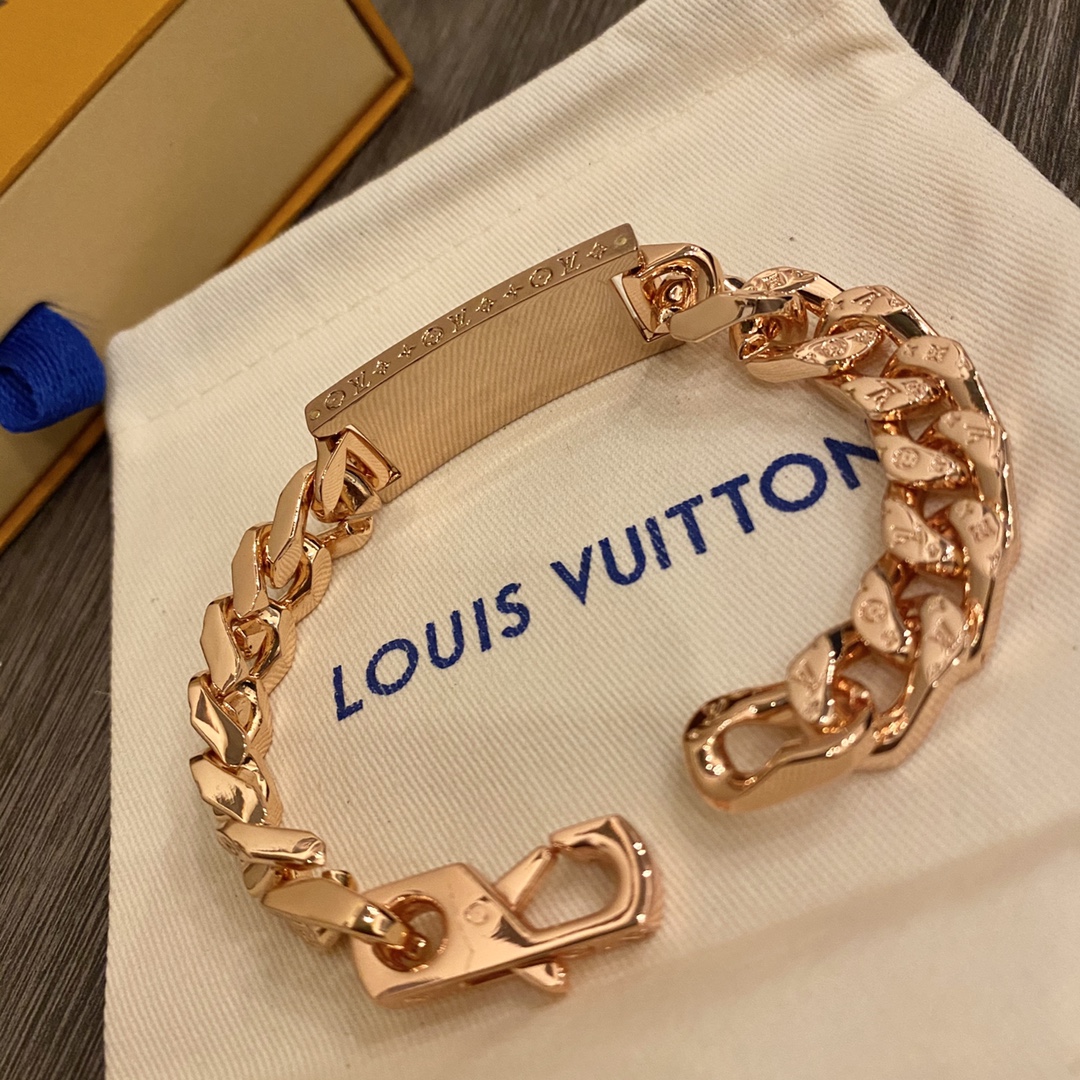L0vis Vvtt0n Chain Bracelet Gold