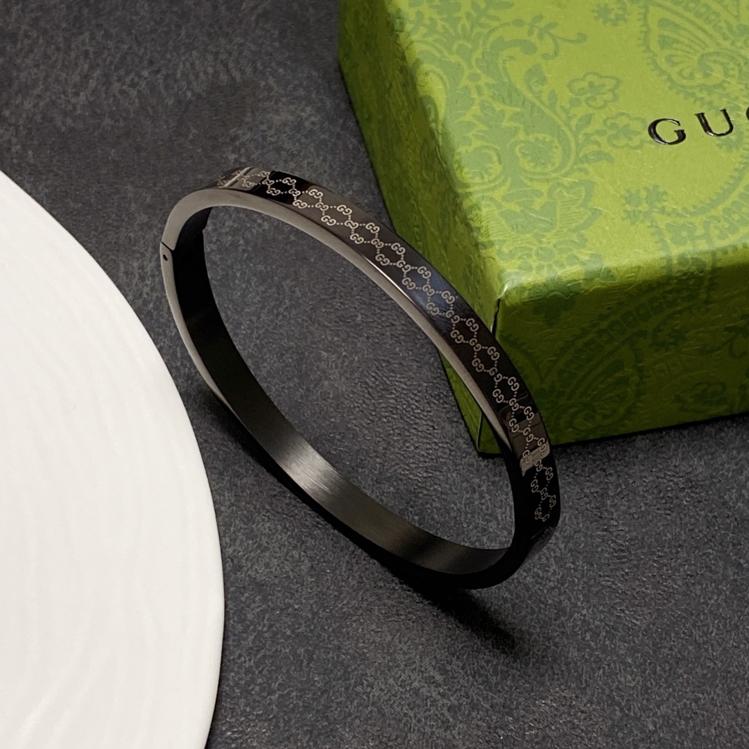 Gvc*1 Double G Bracelet Black For Women