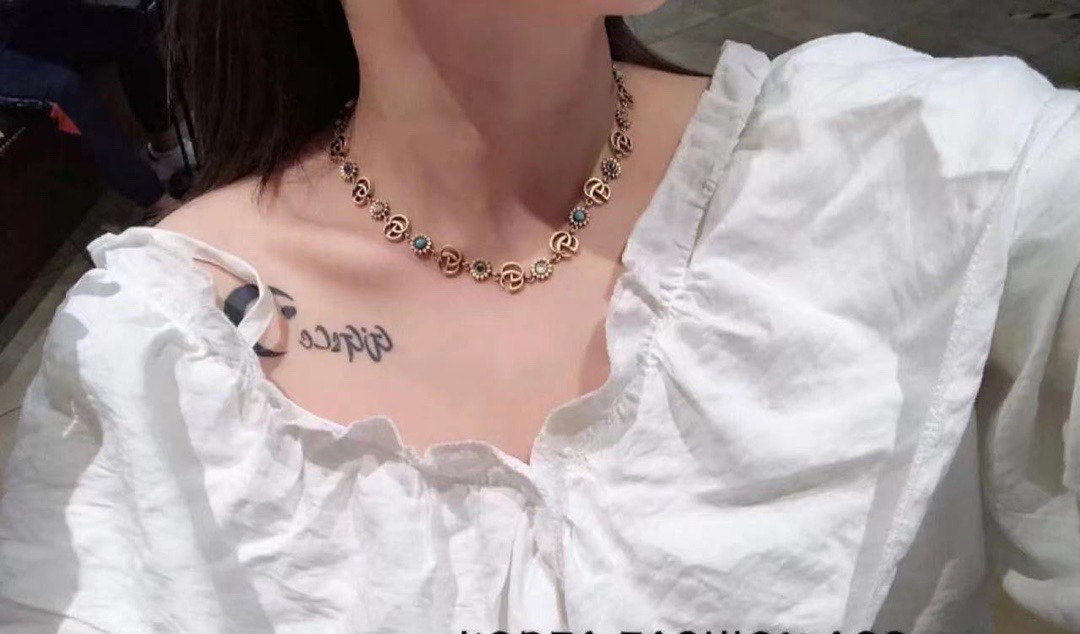 Gvc*1 Double G Necklace Gold For Women