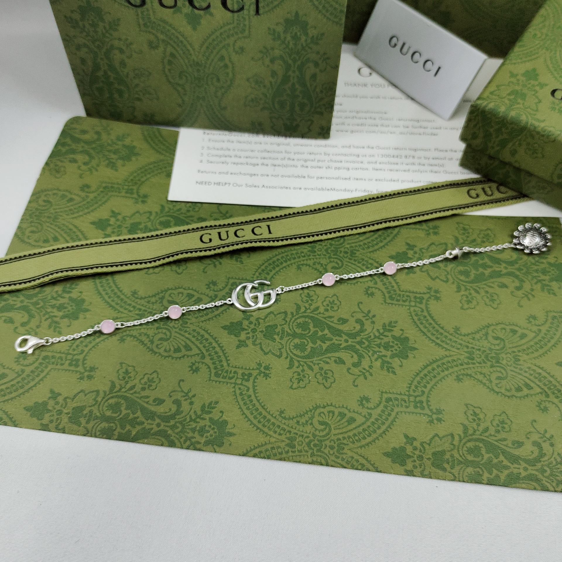 Gvc*1 Logo Bracelet Silver For Women