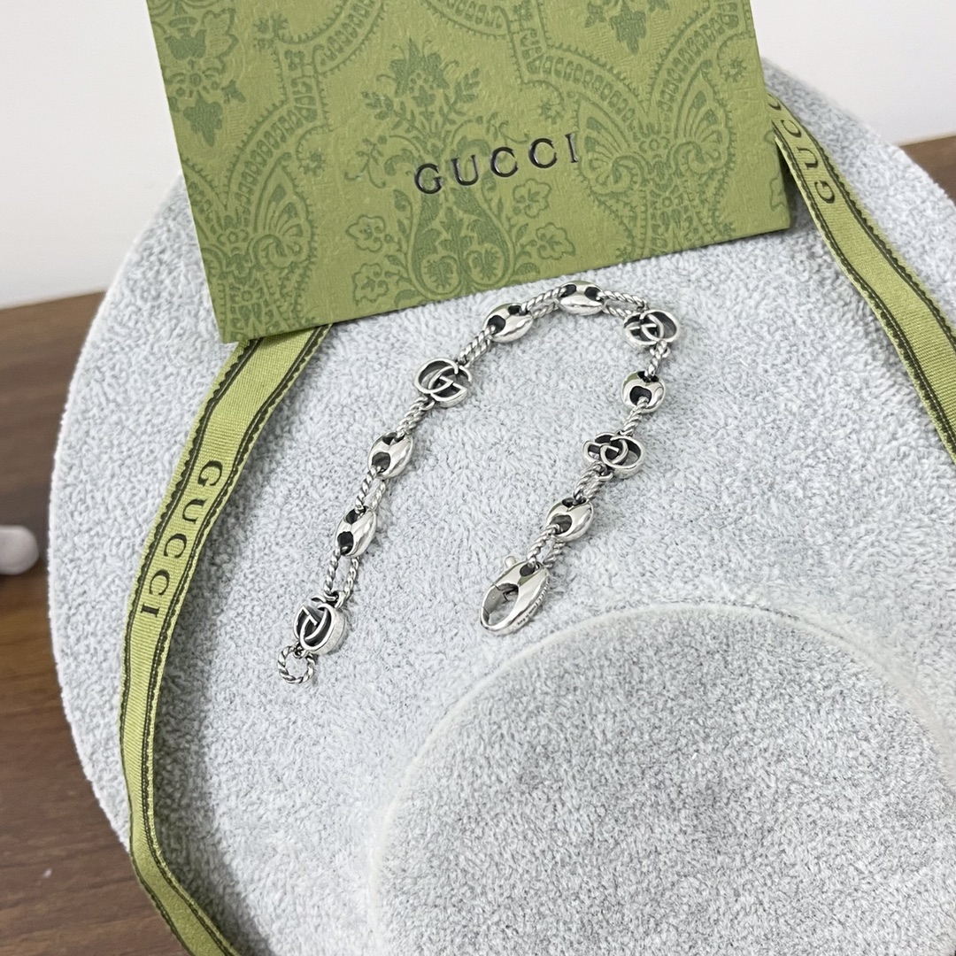 Gvc*1 Twist Flower Bracelet Silver For Women