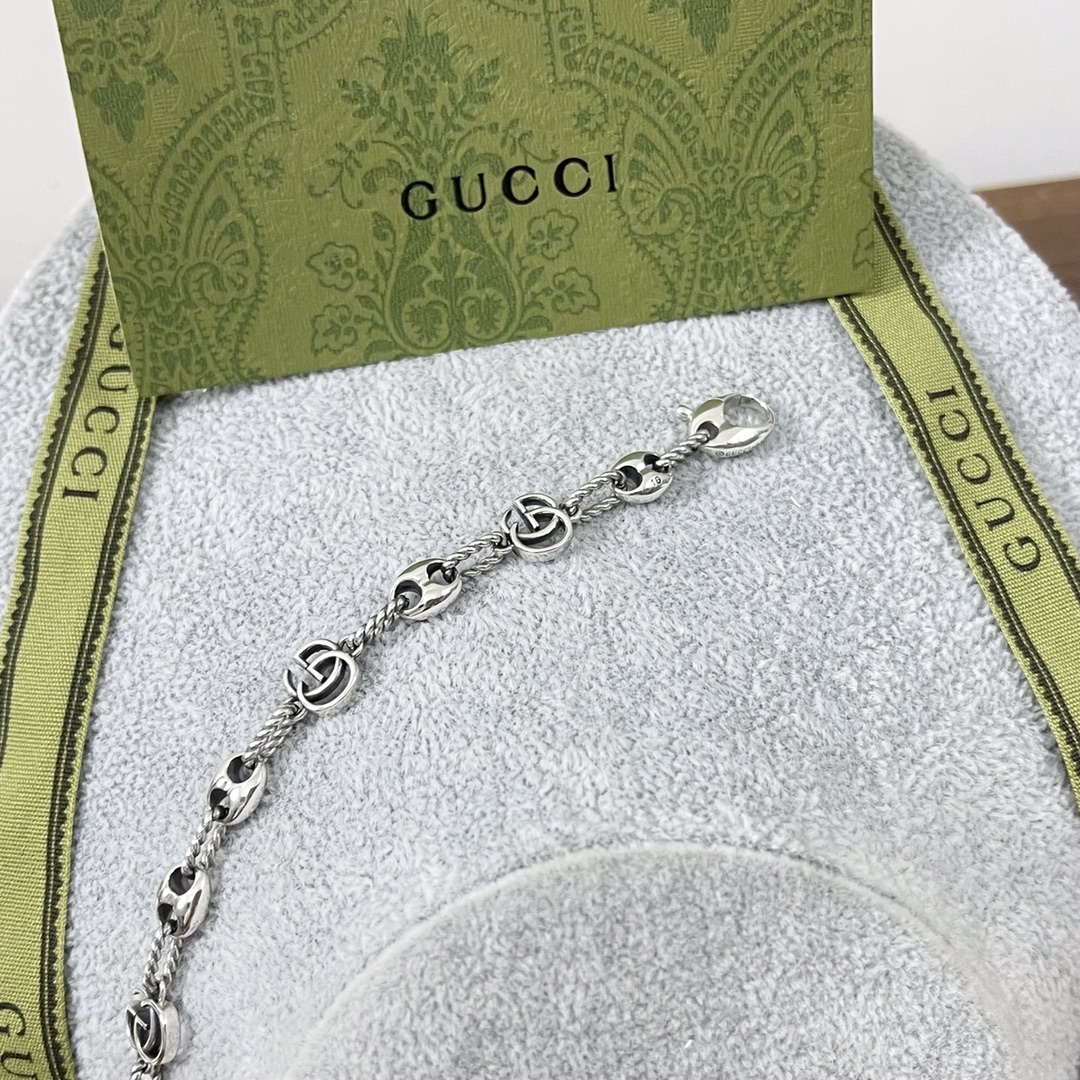 Gvc*1 Twist Flower Bracelet Silver For Women