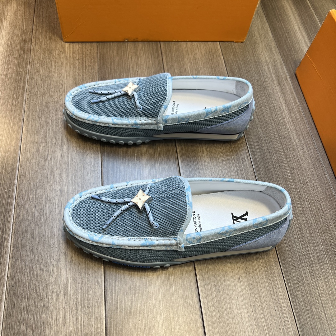 L0vis Vvtt0n LV Racer Moccasin Blue For Men