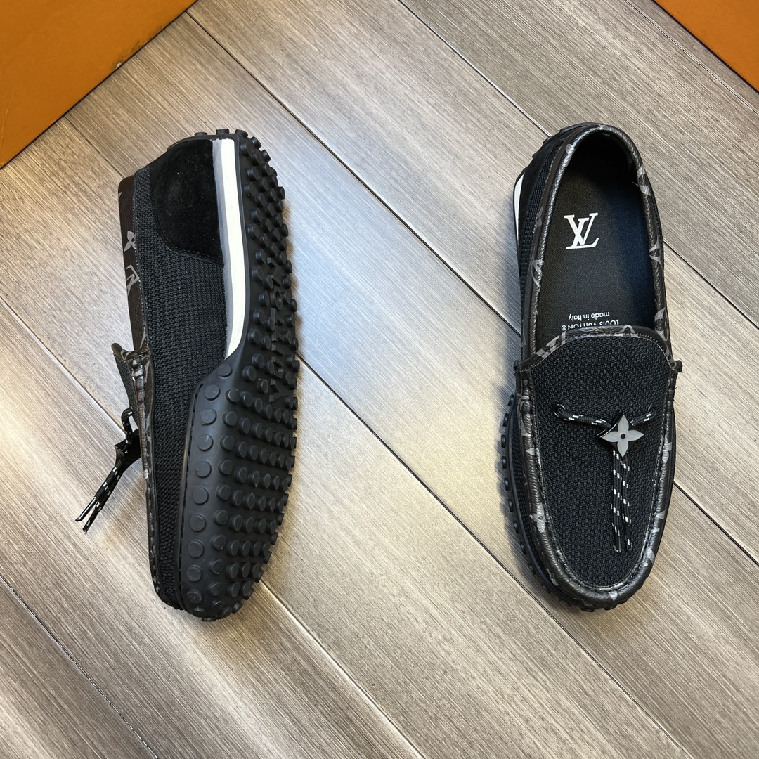 L0vis Vvtt0n LV Racer Moccasin Black For Men 1A9ZH6