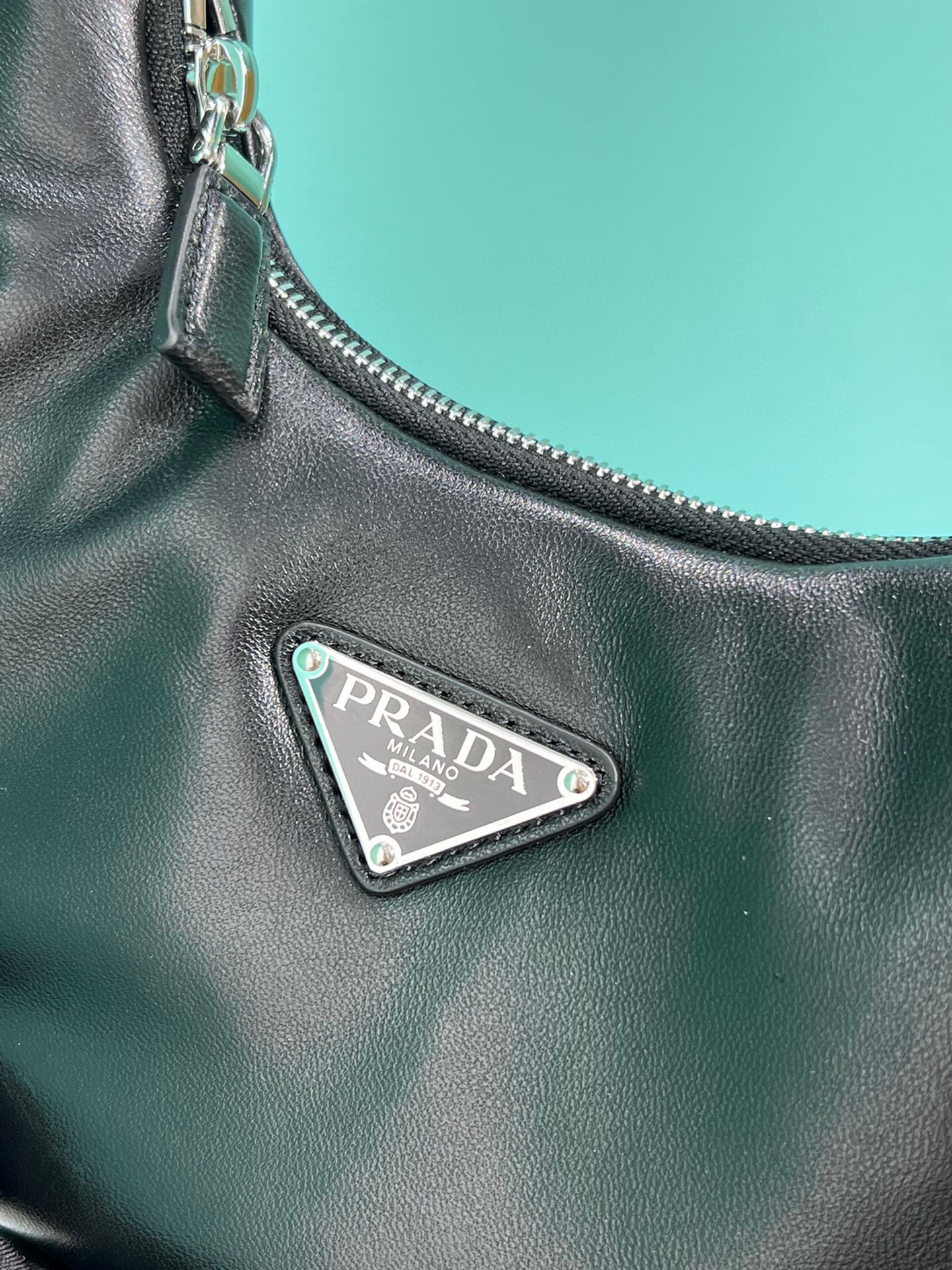 Pra*a Soft Padded Nappa Mini-Bag In Black For Women 8.2 in/ 21cm 1BA384_2DYI_F0002_V_OVM