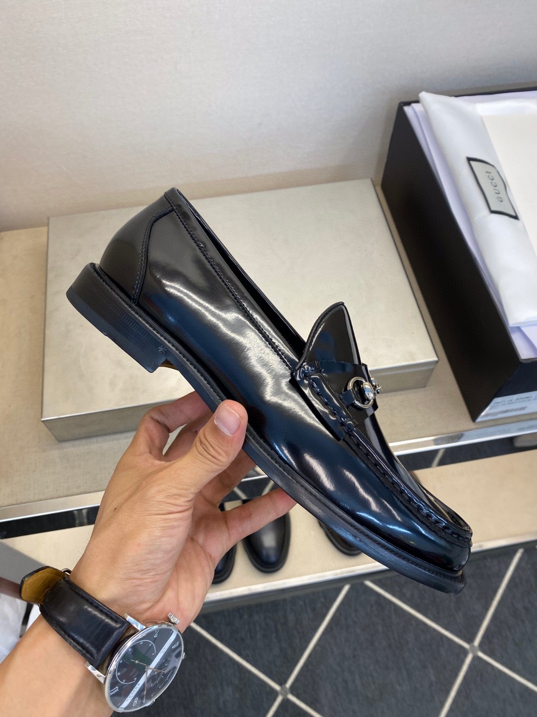 Gvc*1 1953 Horsebit Loafer Black For Men