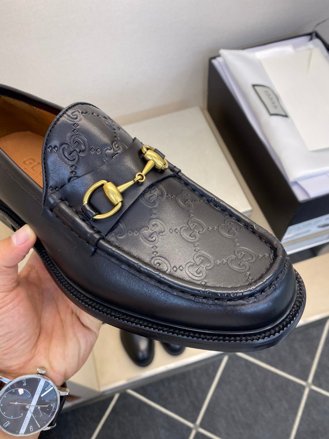 Gvc*1 1953 Horsebit Loafer Black For Men