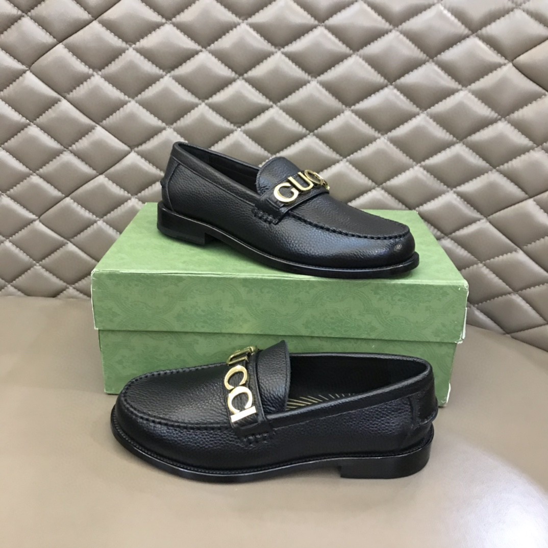 Gvc*1 Loafer With Logo Gvc*1 Black For Men