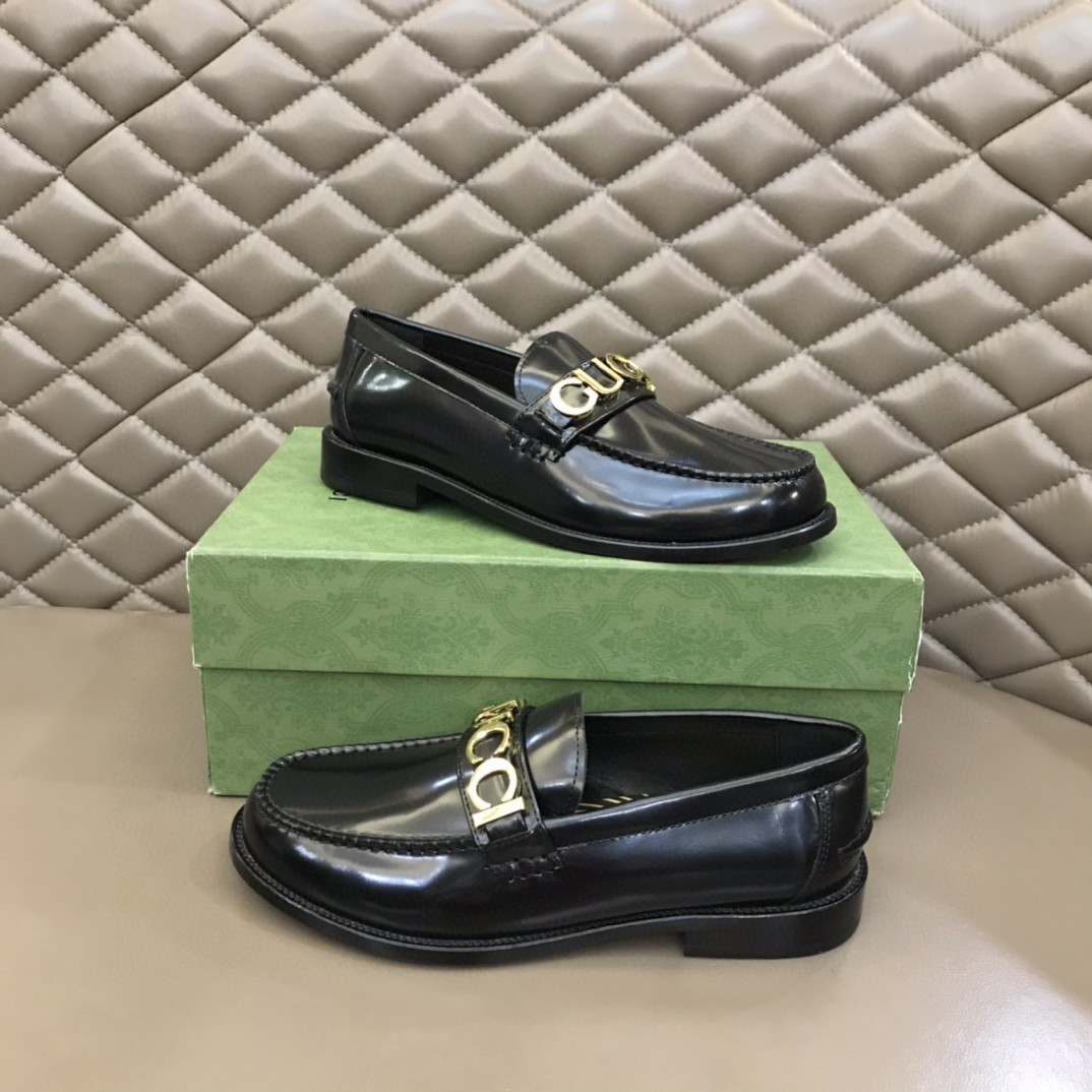 Gvc*1 Loafer With Logo Gvc*1 Black For Men
