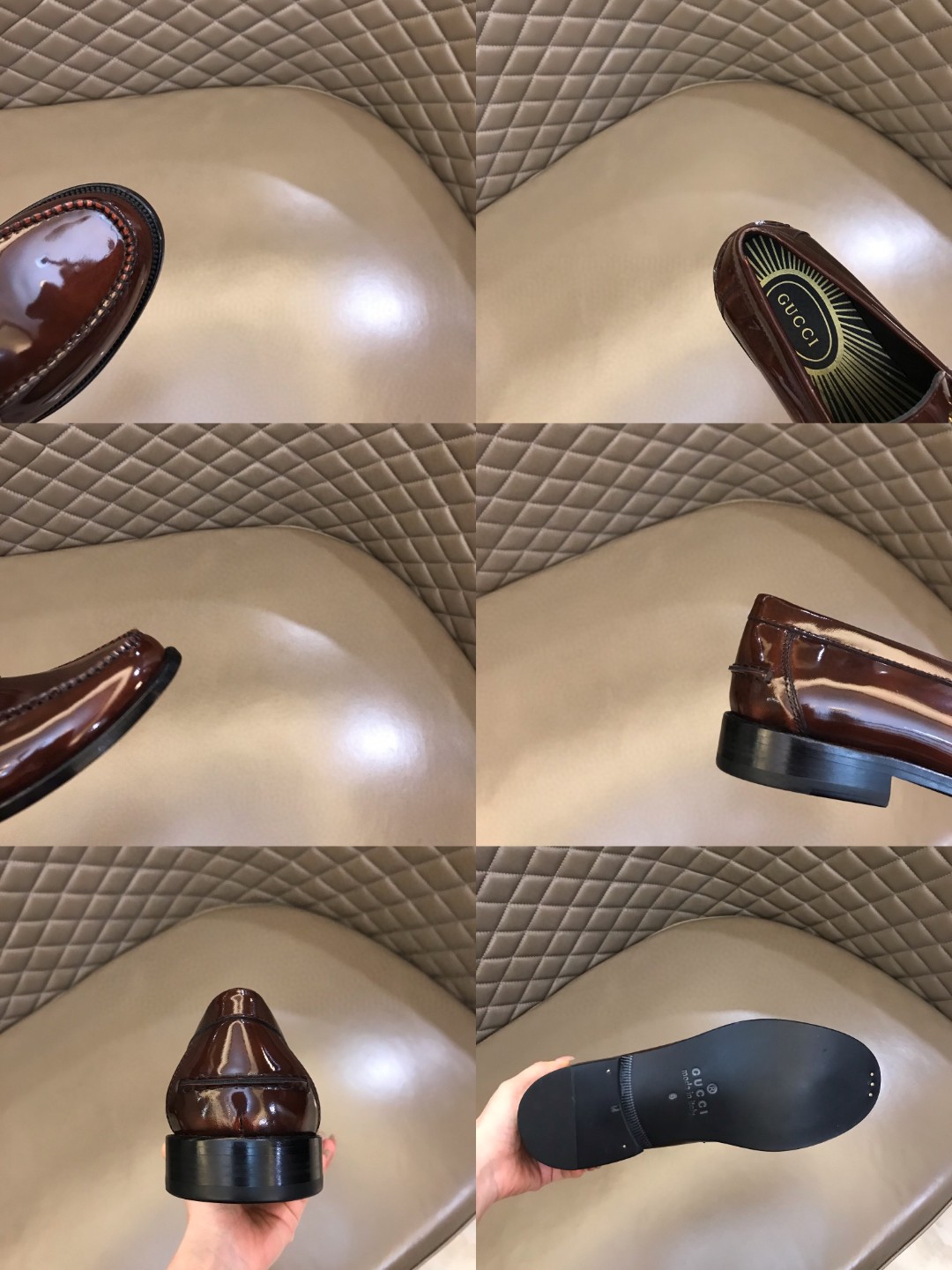 Loafer With Logo Gvc*1 Dark Brown For Men