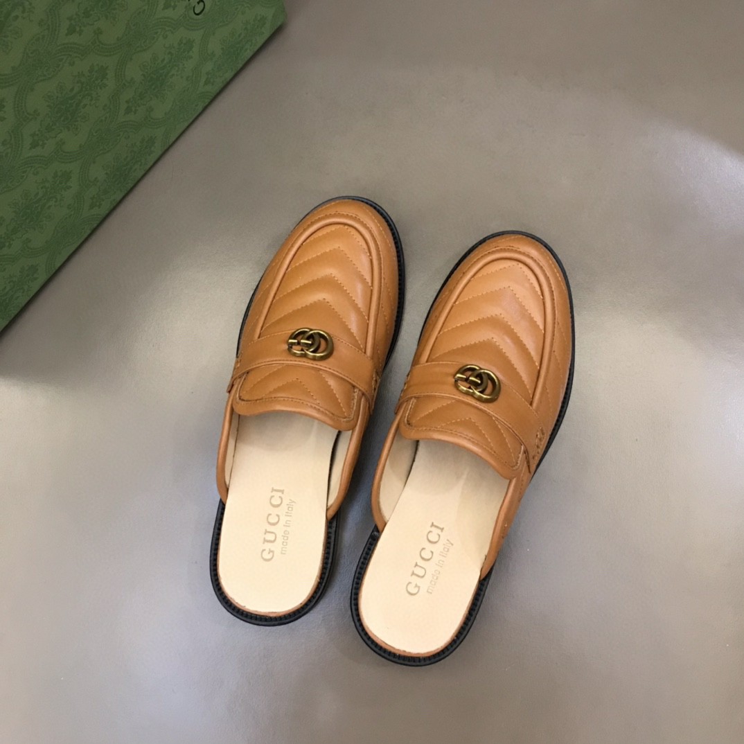 Gvc*1 Slipper With Interlocking G Green For Men