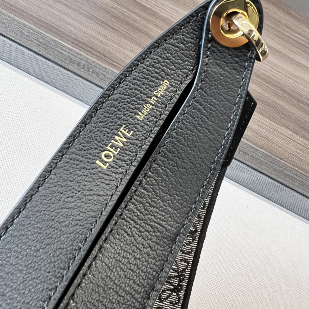 L0ew* Small Luna Bag Black/Brown/Cream/Green/Yellow For Women 12in / 30.5cm A923PM1X01