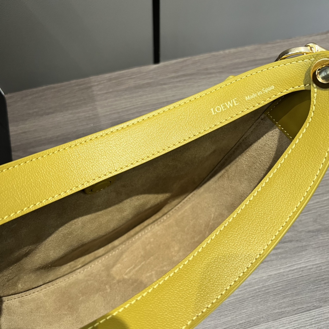 L0ew* Small Luna Bag Black/Brown/Cream/Green/Yellow For Women 12in / 30.5cm A923PM1X01