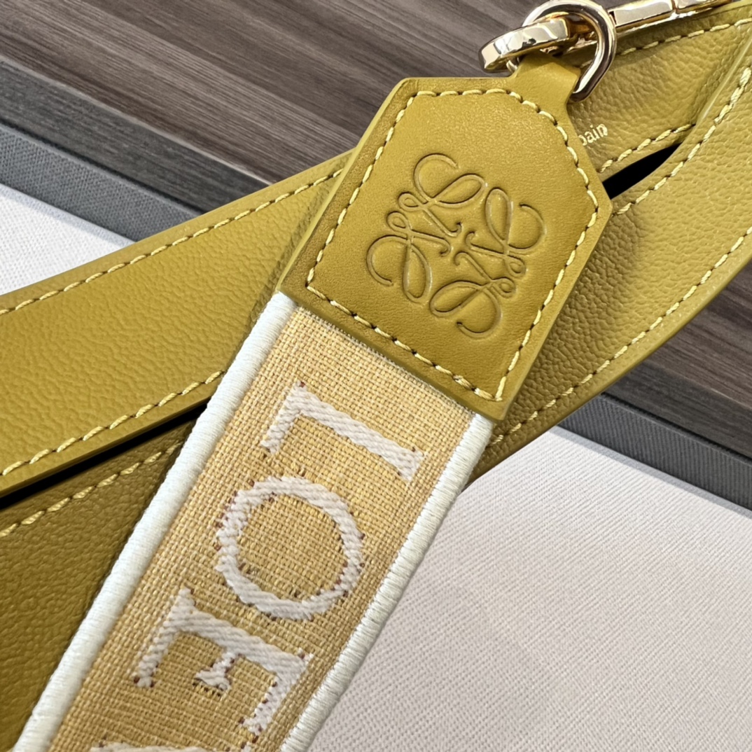 L0ew* Small Luna Bag Black/Brown/Cream/Green/Yellow For Women 12in / 30.5cm A923PM1X01