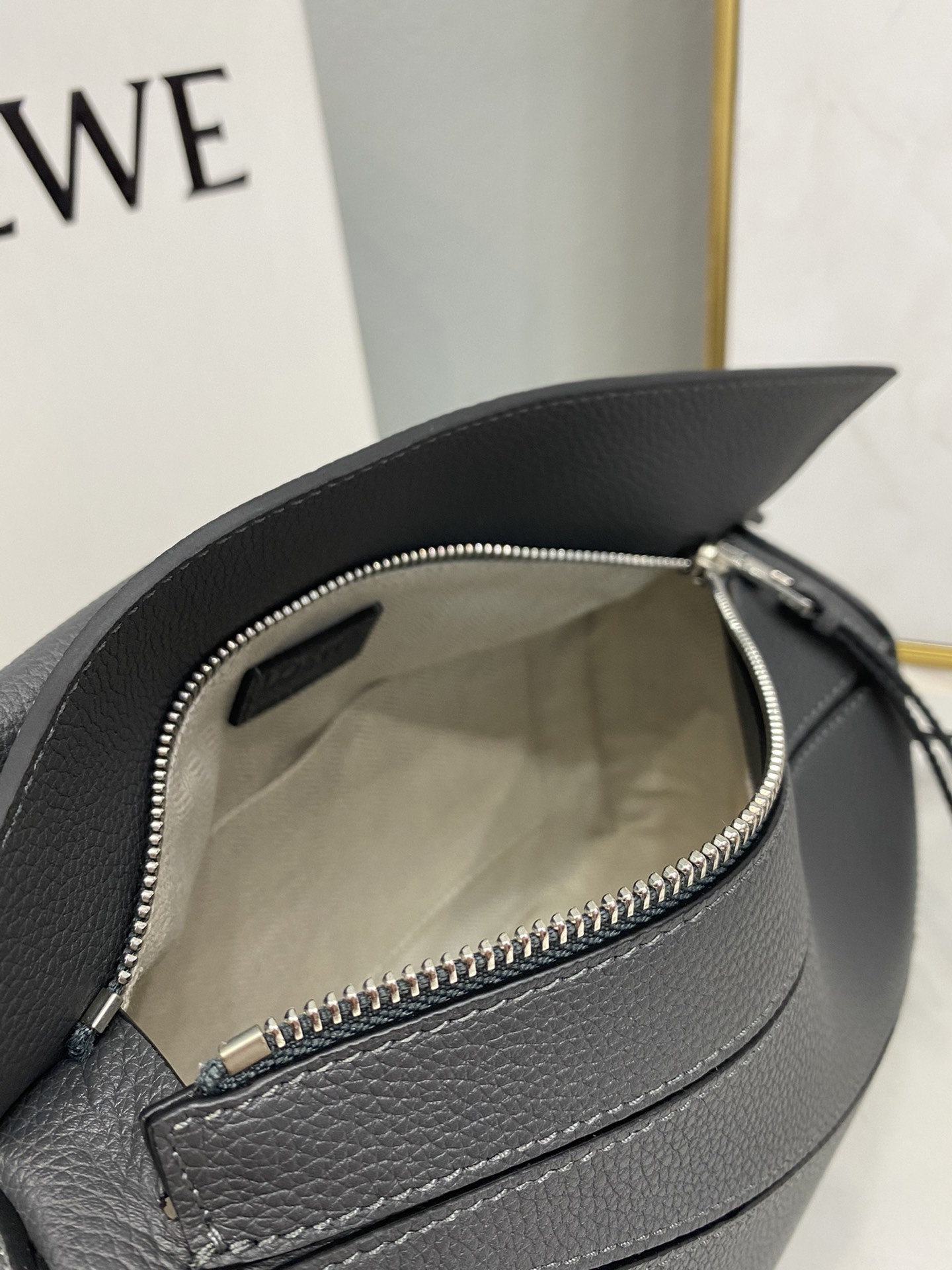 L0ew* Small Puzzle Bag Pink/Grey/Brown/Blue For Women 9.4in / 24cm