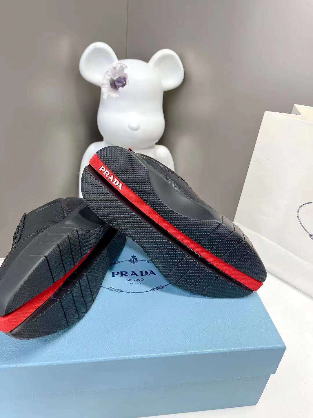 Pra*a Padded Sneakers Black For Women