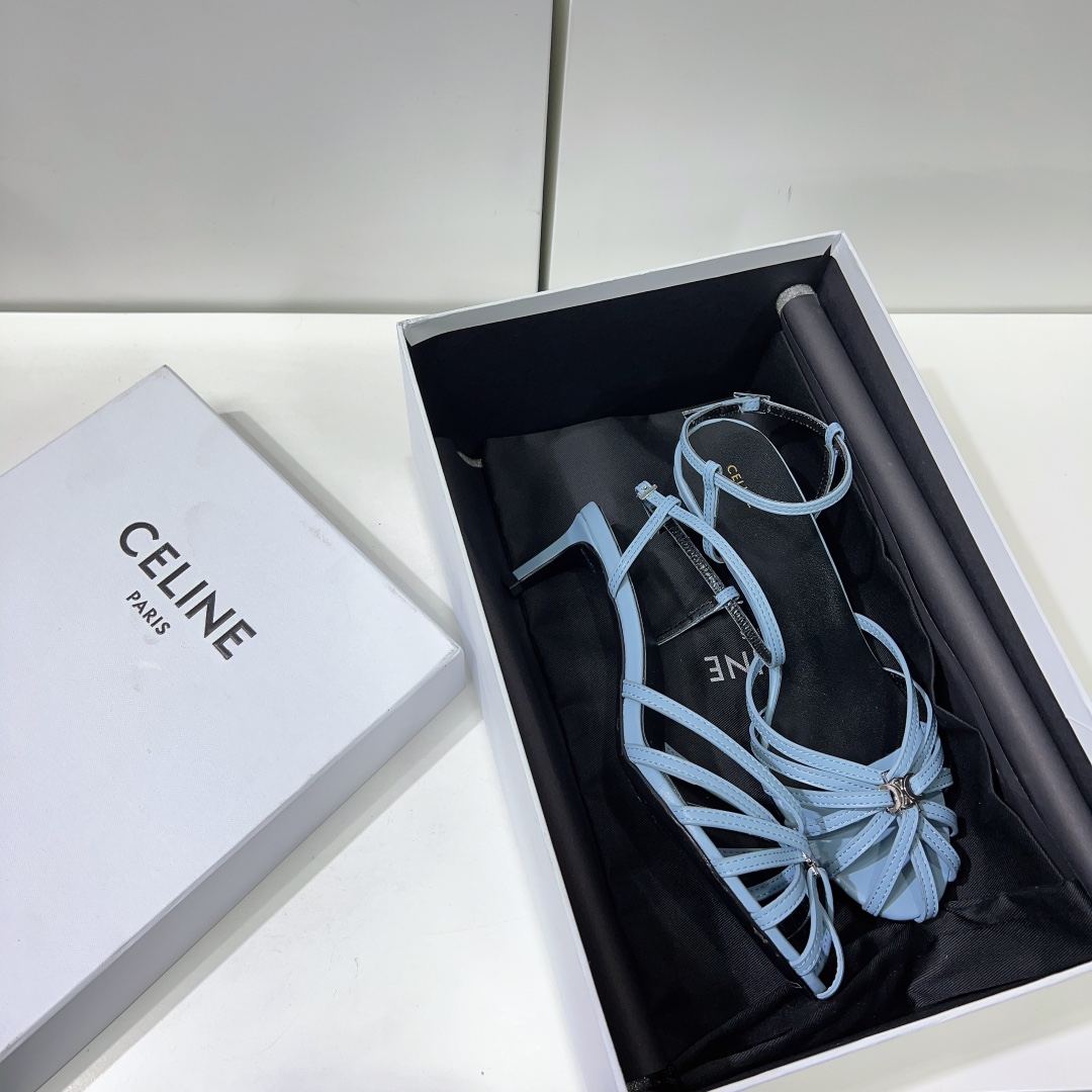 Ce1i*e Triomphe Sandal Blue For Women
