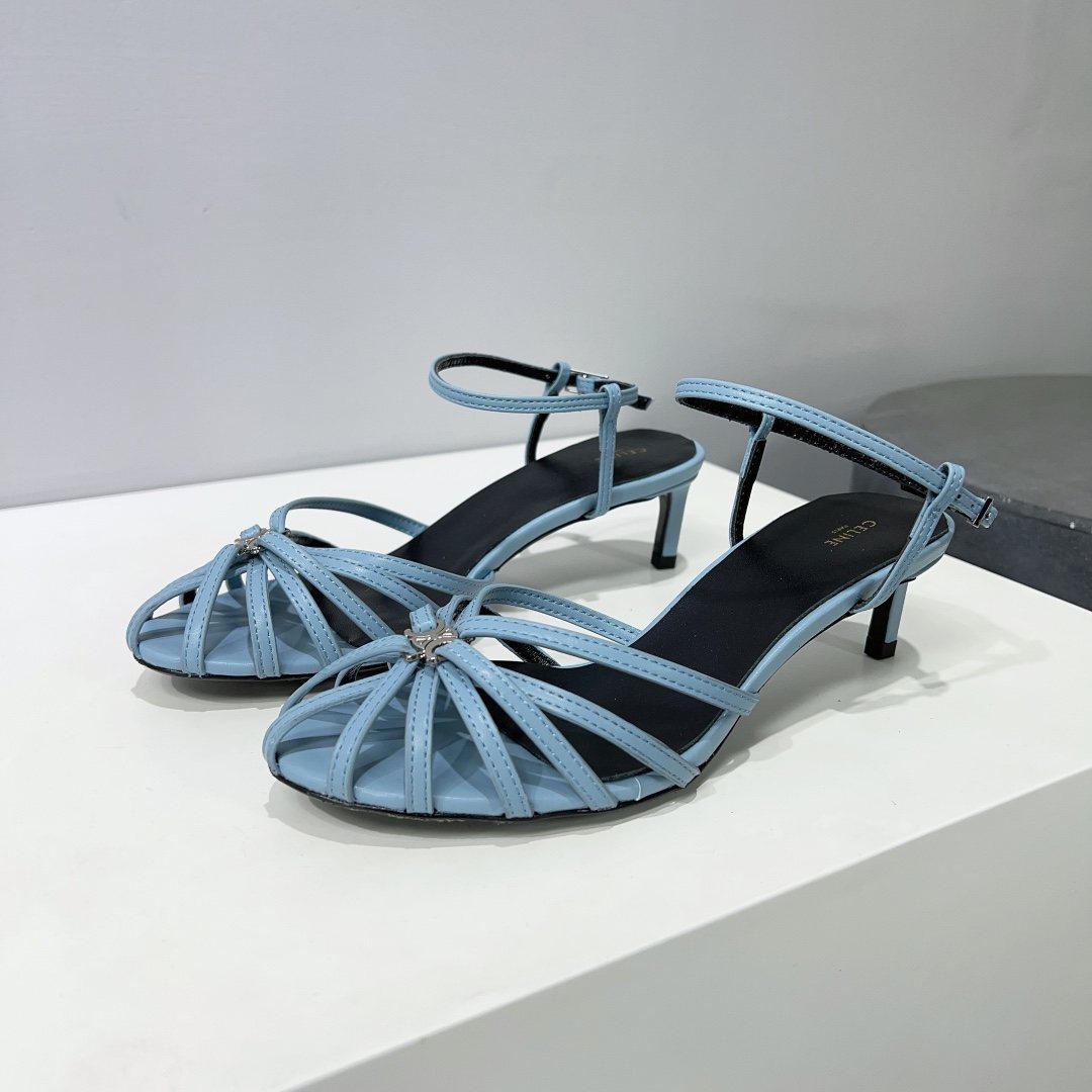 Ce1i*e Triomphe Sandal Blue For Women