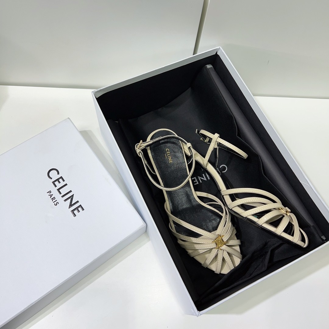 Ce1i*e Triomphe Sandal White For Women