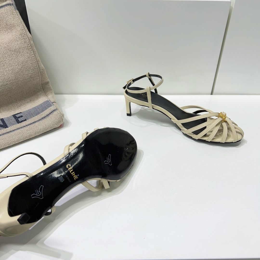 Ce1i*e Triomphe Sandal White For Women