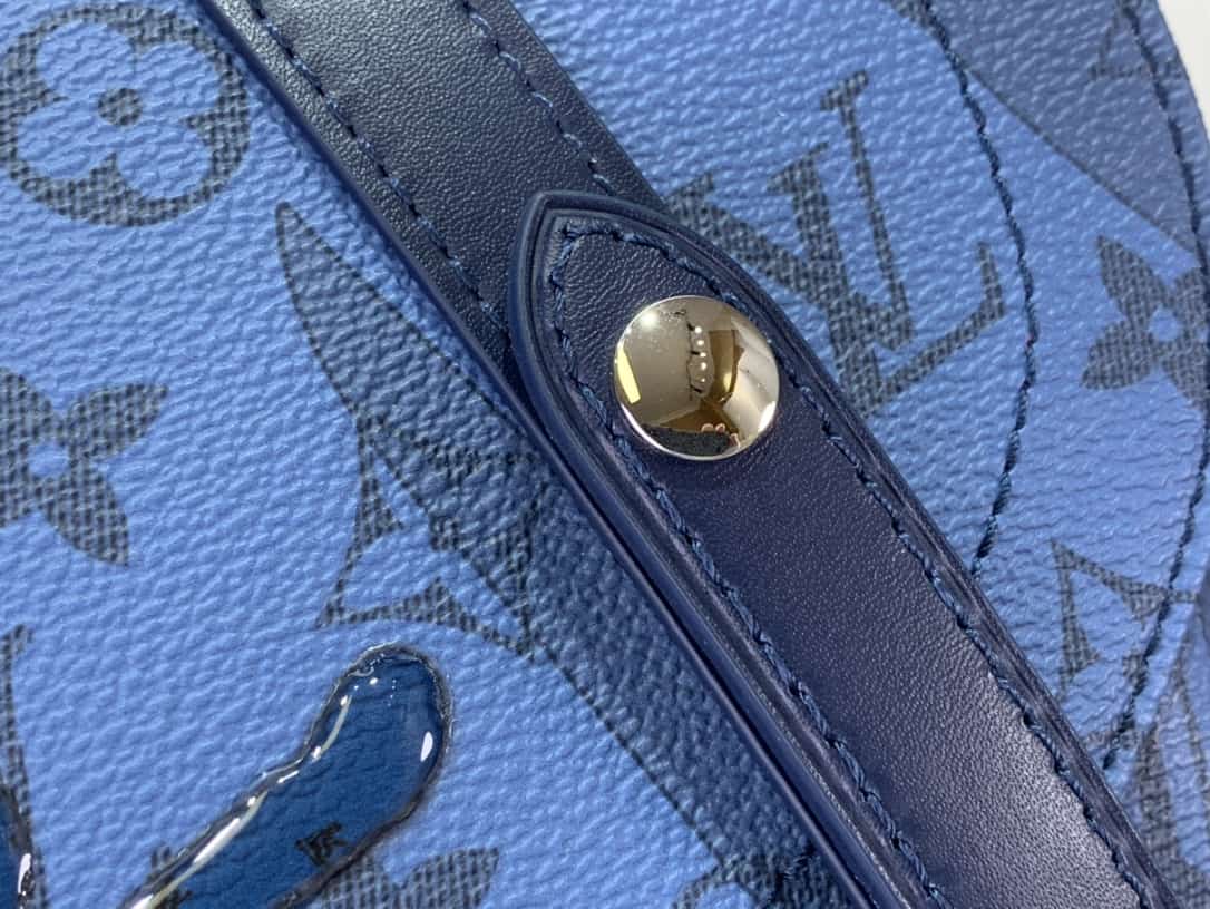 L0vis Vvtt0n Christopher MM Backpack Black/Blue/Brown For Men 44cm/ 17.3 in M21936