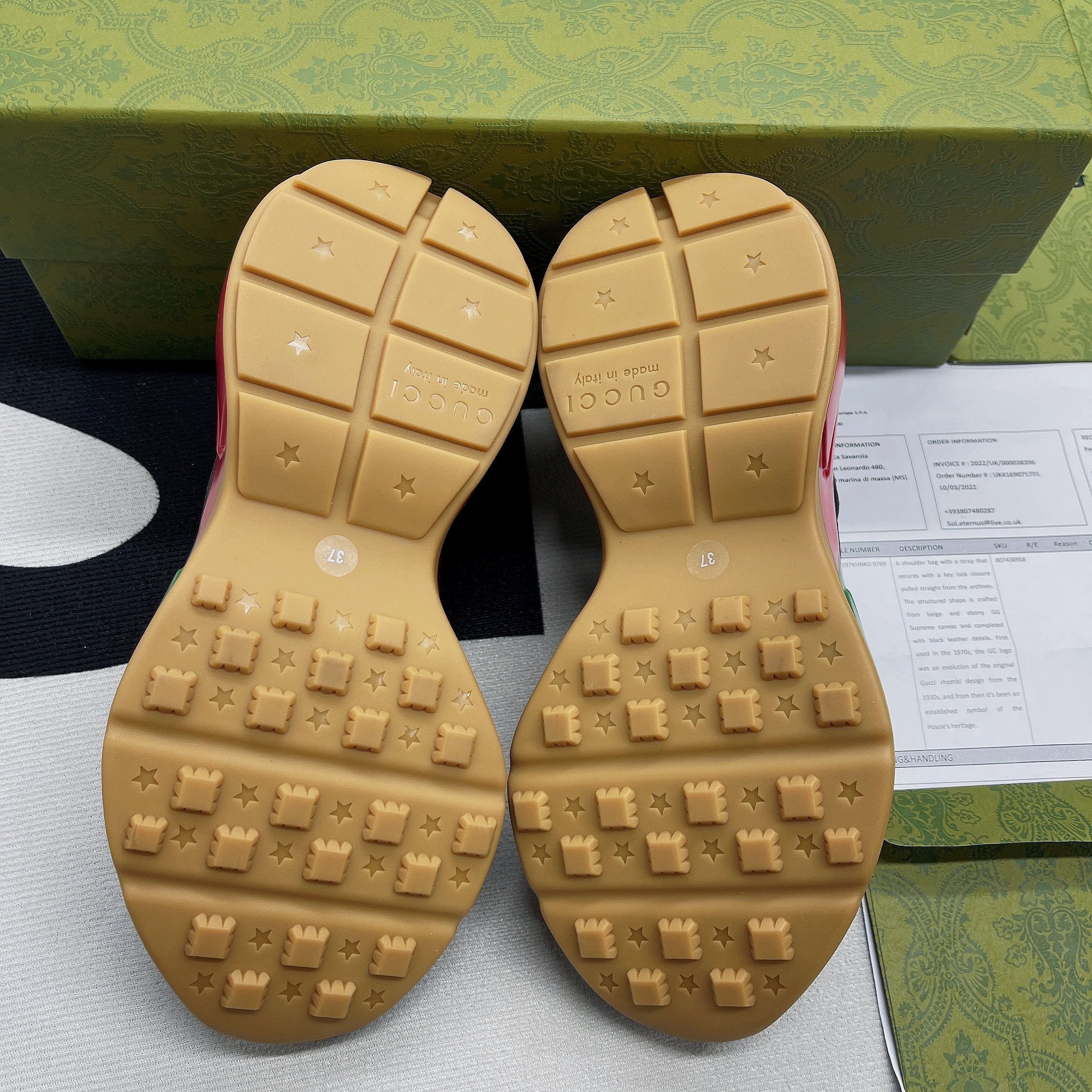 Gvc*1 GG Rhyton Sneaker Black For Men