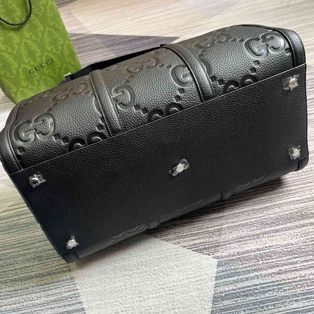 Gvc*1 Jumbo Gg Small Duffle Bag Black 17.7 in/45cm 725282 AABY7 1000