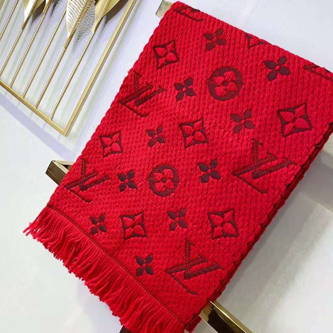 L0vis Vvtt0n Logomania Scarf Red For Women M72432