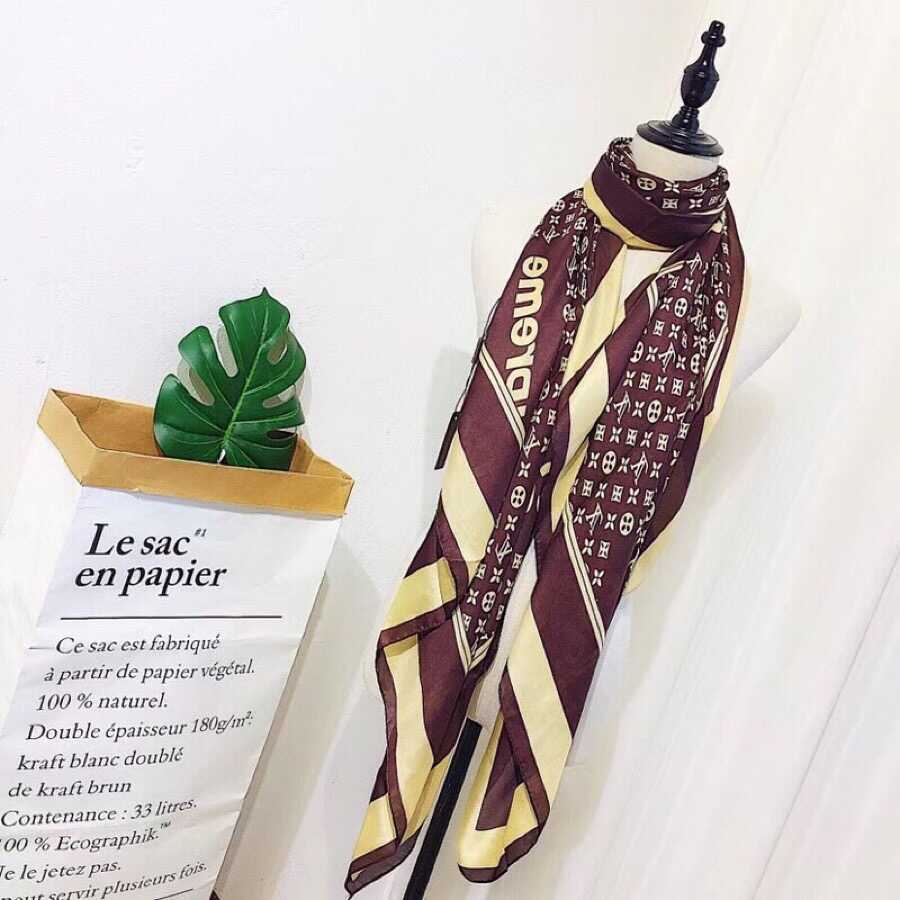 L0vis Vvtt0n Svp*me x LV Shawl Scarf Brown For Women