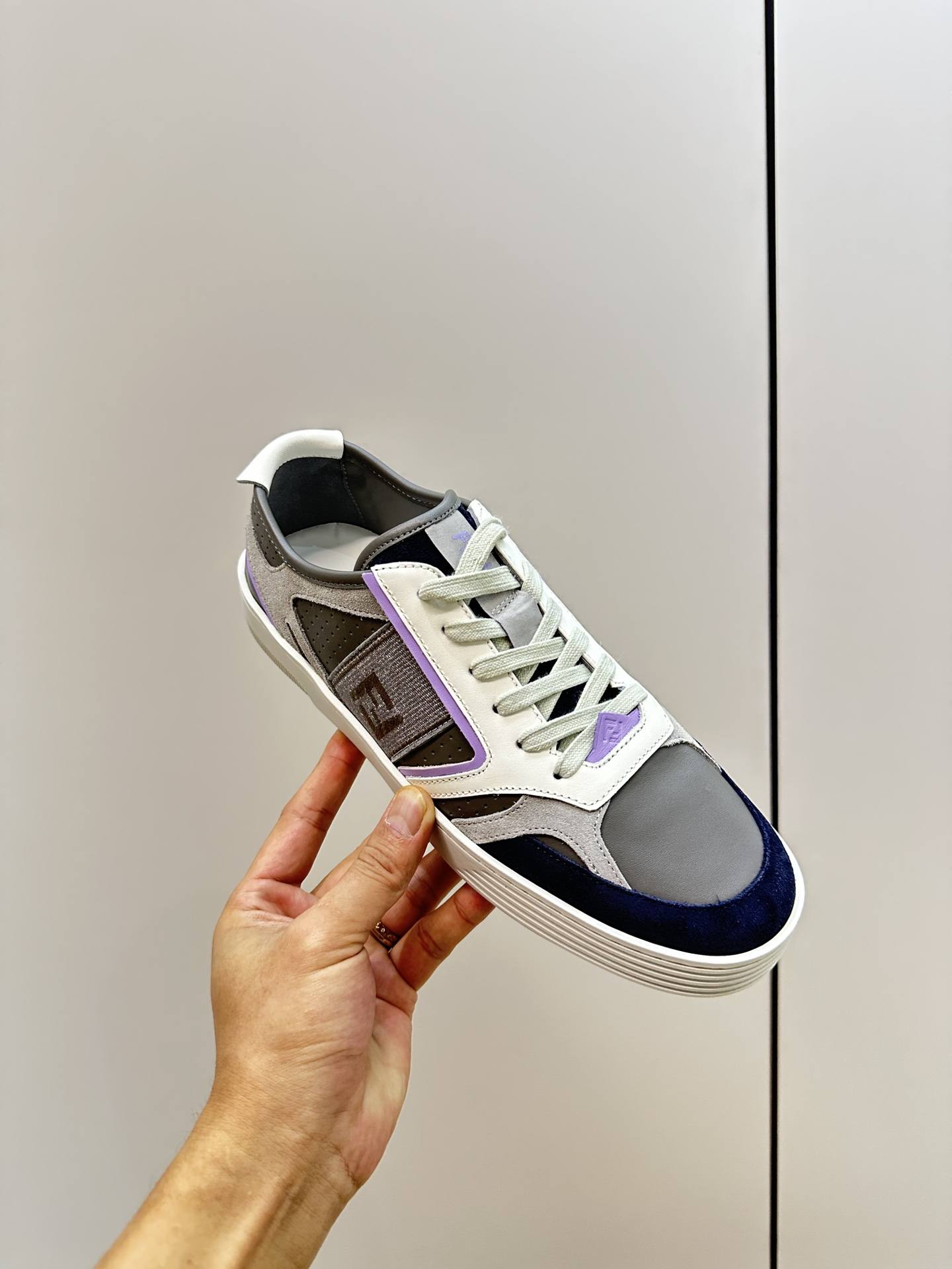 F**di Lace-Up Sneakers Black For Women