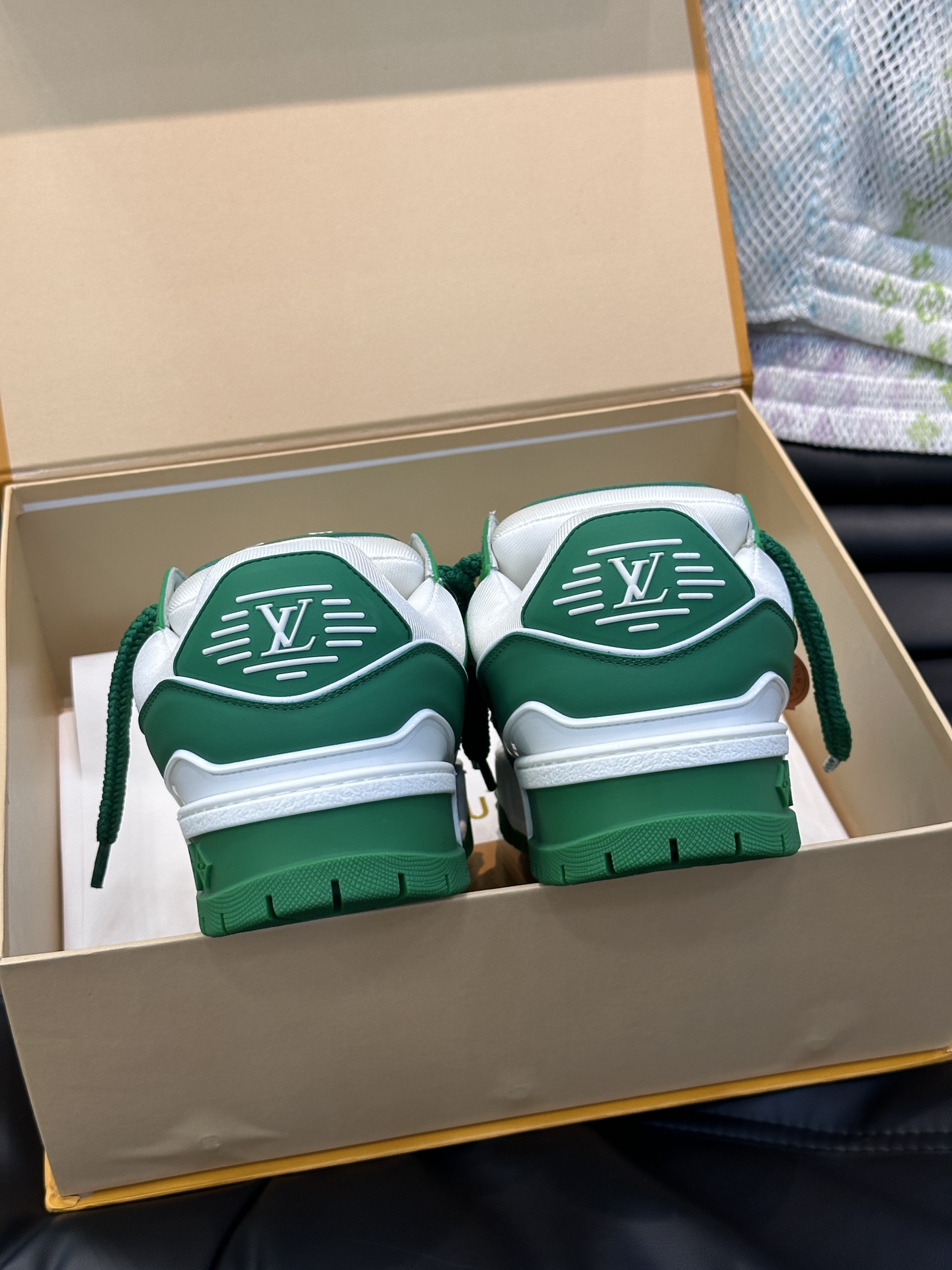 L0vis Vvtt0n Trainer Maxi Sneaker LV Green For Women