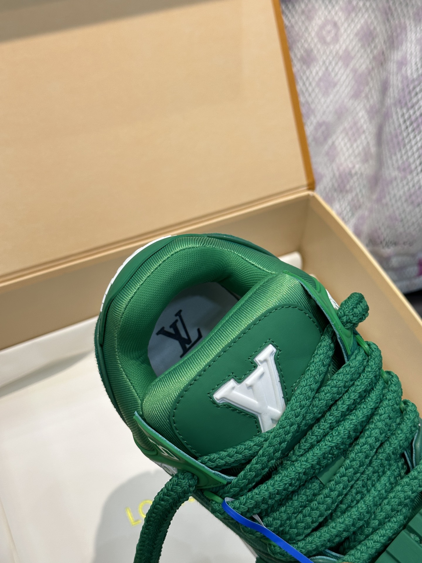 L0vis Vvtt0n Trainer Maxi Sneaker LV Green For Women