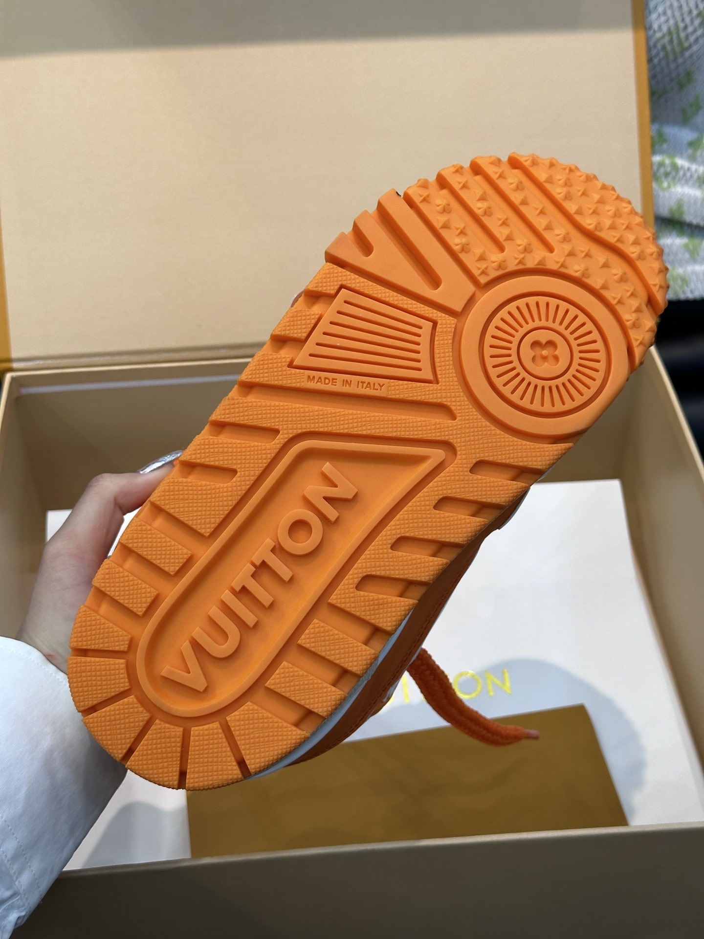 L0vis Vvtt0n Trainer Maxi Sneaker LV Orange For Women