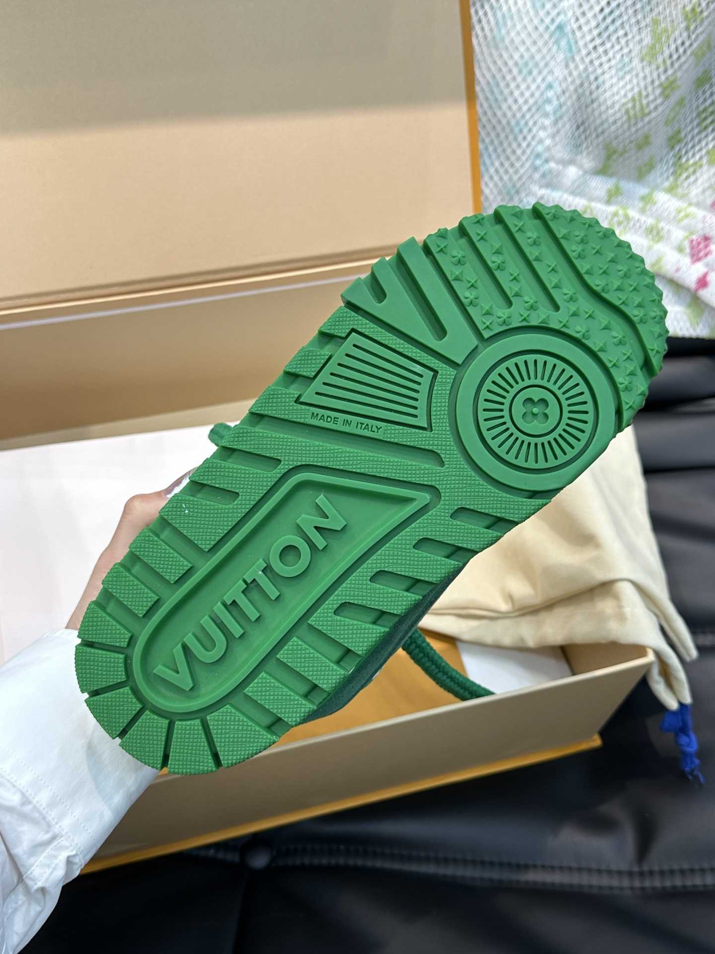 L0vis Vvtt0n Trainer Maxi Sneaker LV Dark Green For Women